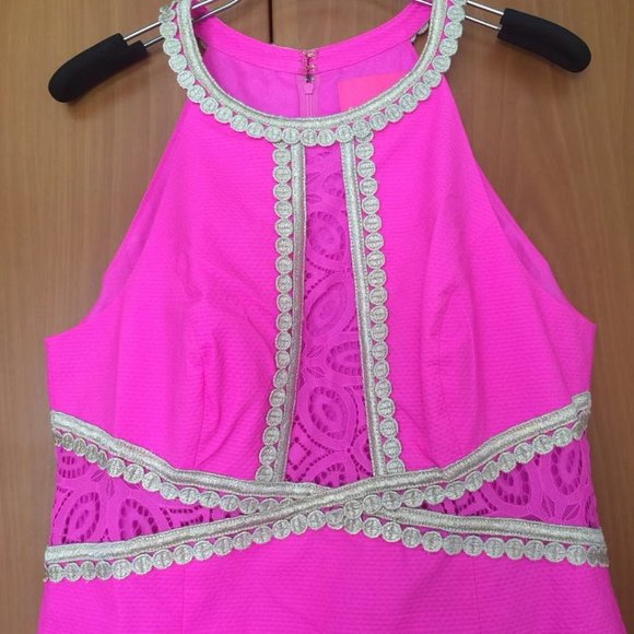 Lilly Pulitzer Layne Stretch Shift dress pink - Picture 3 of 7